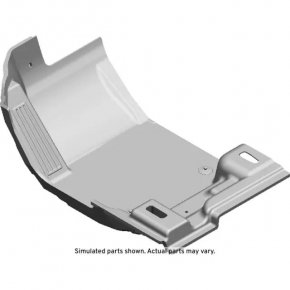 Floor covering left GMC Terrain 18-21 black