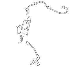 ABS sensor front left Lexus UX200 UX250h 19-
