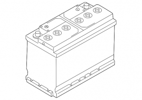 Battery 12v AUDI A4 B9 17- 70Ah 760A Euro AGM +-Reverse EXIDE