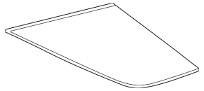 Window blind glass rear left Mercedes W167 GLE 350 450 20-23 tinting