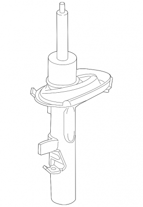 Shock absorber front right Ford Focus mk3 14-18