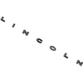 Emblem inscription LINCOLN trunk door Lincoln MKC 15-19