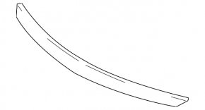 Upper radiator grille trim Mazda6 09-13