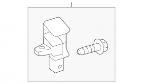 Rear left airbag sensor for Infiniti QX30 17-19