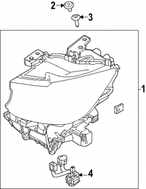 Mazda CX-90 24-26 Left Headlight Wiring
