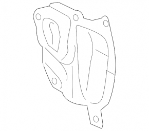 Exhaust manifold protection BMW X5 G05 19-23 lower