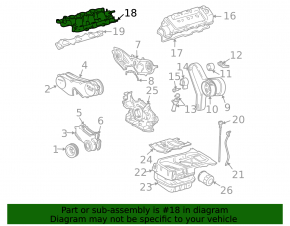 Intake manifold iron Lexus ES300 ES330
