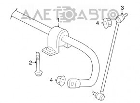 Front stabilizer bar for VW Tiguan 18-24 AWD