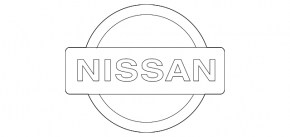 Nissan Kicks grille emblem for 2021-2025