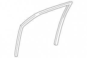 Front right glass seal for Lexus IS200 IS300 99-05