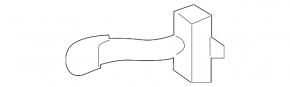 Lexus CT200h 11-17 rear right door stop