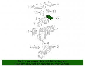 Toyota Sienna 21-24 large underhood relay block