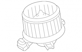 Motor fan heater Toyota Prius 30 10-15 under solar battery