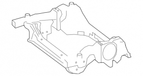 Front subframe Mercedes GLC 16-22