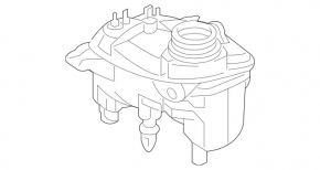Cooling expansion tank Mercedes Metris W447 16-23
