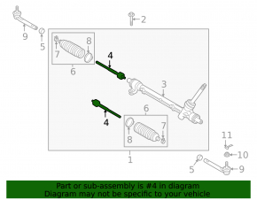 Left steering rod for Mazda CX-3 16-21 2.0