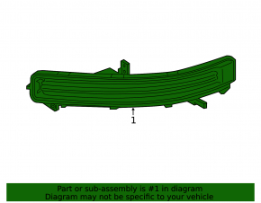 Left turn signal Lincoln Nautilus 19-23