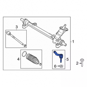 Steering rod left Ford Mustang Mach-E 21-23