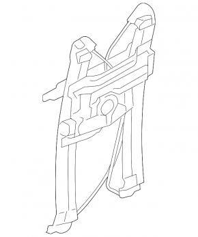 Front left window lifter with motor for Mitsubishi Galant 2012