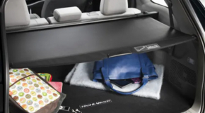 Toyota Highlander 14-19 trunk curtain black