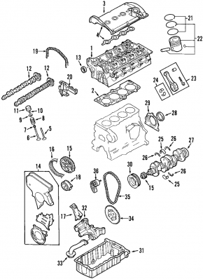 Oil pump VW Jetta 11-18 USA 2.0
