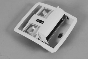 Ceiling light front Dodge Challenger 09-14 black under the sunroof