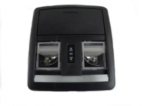 Ceiling light front Dodge Challenger 09-14 black under the sunroof