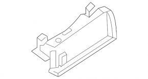 Seal wing hood-wing rear left Volvo XC40 19-25
