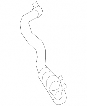Cooling pipe upper Volvo XC40 19-22
