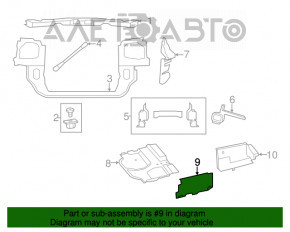 Arch protection side right Dodge Grand Caravan 11-20