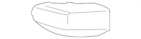Left front bumper cover for Toyota FJ Cruiser 10-14, black