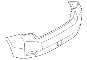 Subaru XV Crosstrek 13-17 rear bumper