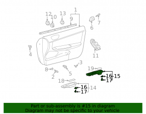 Front left window lifter control trim Toyota Camry v30 2.4 scratch
