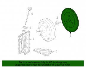 Flywheel Ford Explorer 16-19 3.5 T35PDED