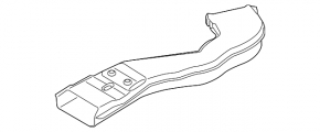 Cooling air duct VVB lower Audi Q5 8R 13-16