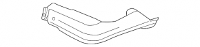 Spoiler lip rear bumper left Porsche Cayenne 958 11-14 turbo