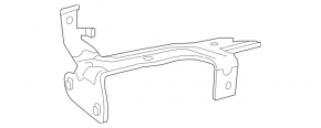 Mercedes GLC 300 20-22 Intercooler Pump Bracket (3 parts)