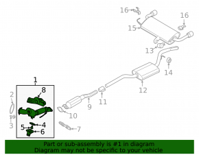Catalyst Ford Escape MK3 13-19 1.5T 1.6T