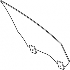 Lincoln MKC 15-19 front right door glass