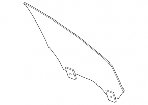 Lincoln MKC 15-19 front right door glass