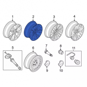Wheel disk R20 Ford Explorer 20-24 type 3