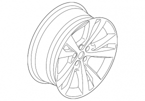 Wheel disk R20 Ford Explorer 20-24 type 3