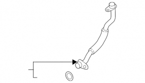 VW Tiguan 18-24 2.0T Turbo Oil Line (Metal + Rubber)
