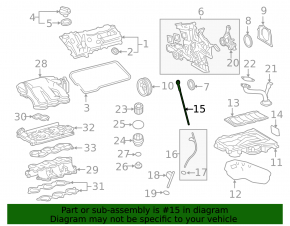 Oil dipstick Lexus IS250 06-13