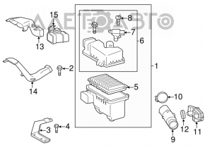 Toyota Highlander 08-13 3.5 Air Intake