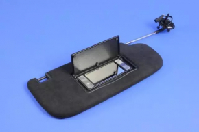 Right visor for Jeep Grand Cherokee WK2 16-22 black, without hook