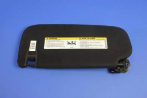 Right visor for Jeep Grand Cherokee WK2 16-22 black, without hook