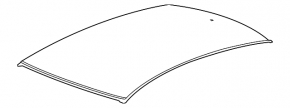 Roof metal Chevrolet Impala 14-20 without sunroof, sawed off, dent