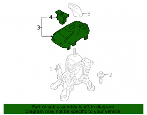 Mitsubishi Outlander 18-20 PHEV Gearshifter Cover