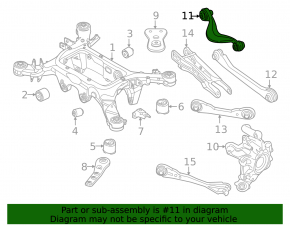 Upper rear right control arm BMW 5 G60 24-26
